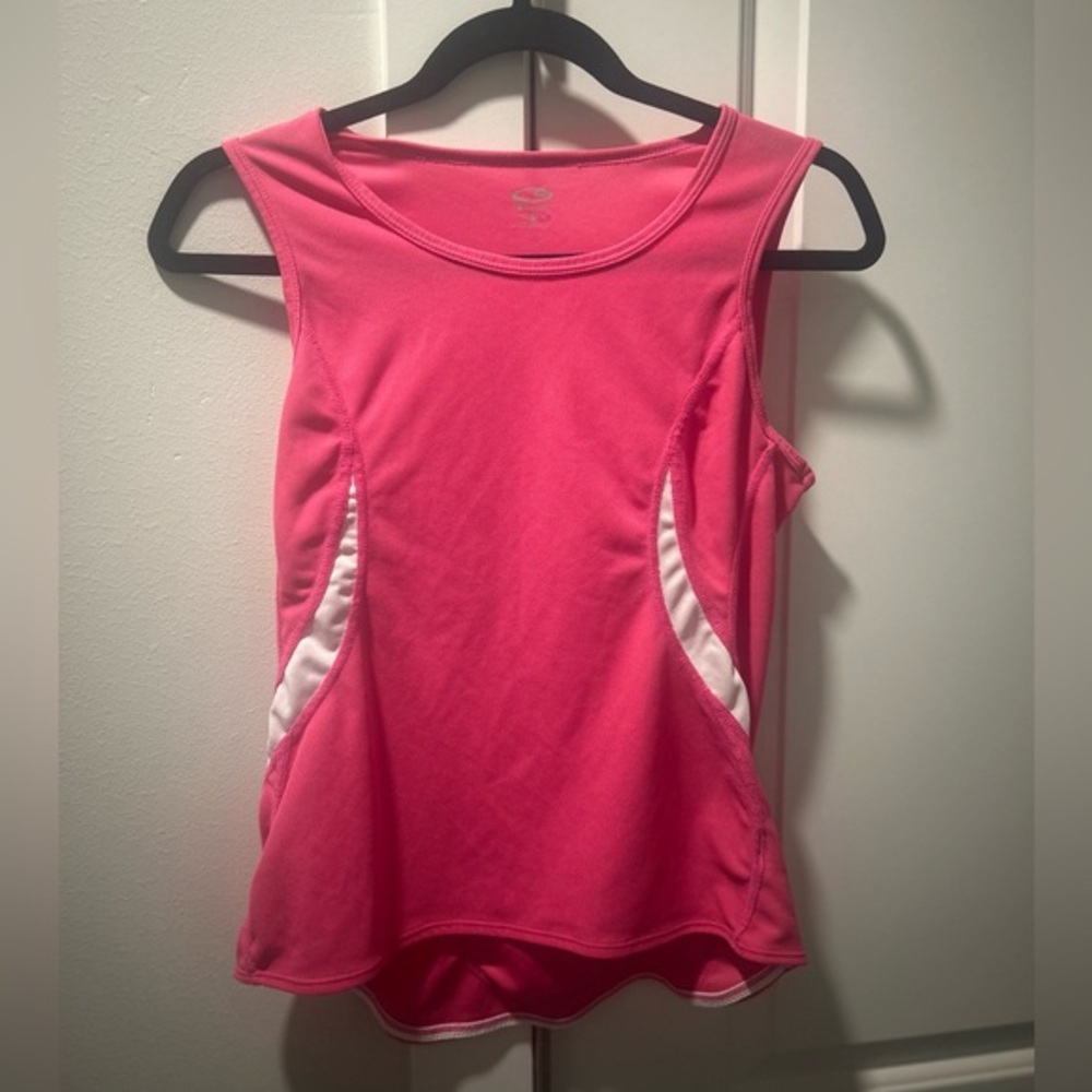 Champion workout top with zip back pocket